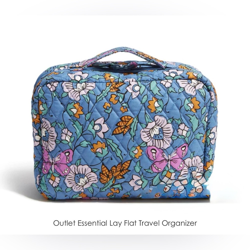 Vera Bradley Essential Lay Flat Organizer in Wild Prairie